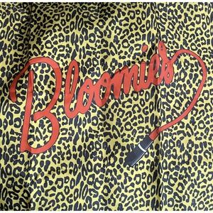 Bloomingdale's Bloomies Tote Bag lipstick animal‎ print cheetah leopard packable
